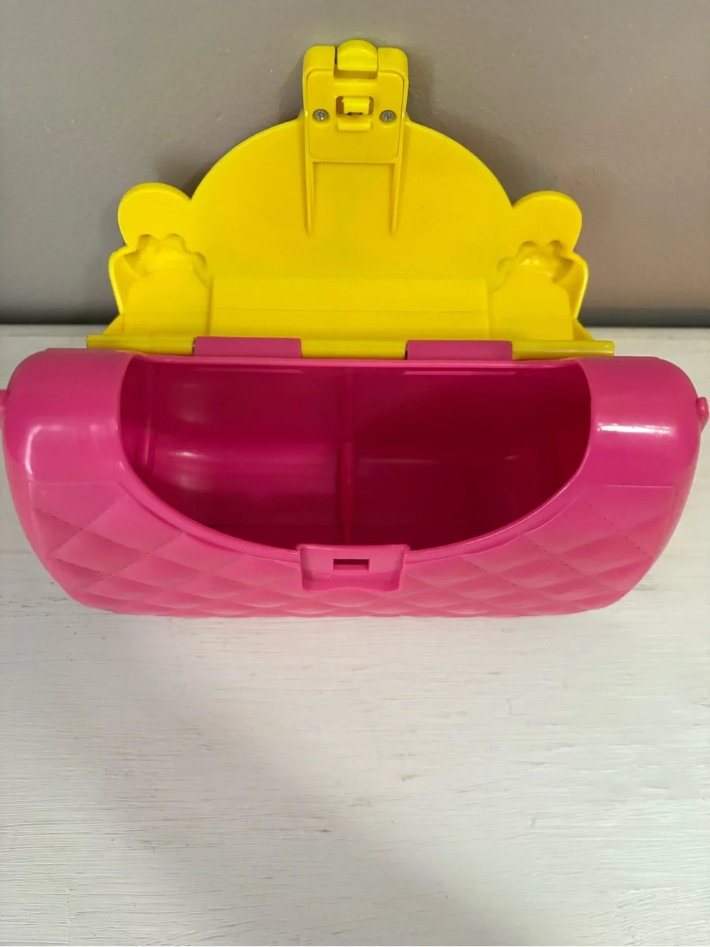 Sesame Street Kids Pink Yellow Play Purse with Elmo and Zoe